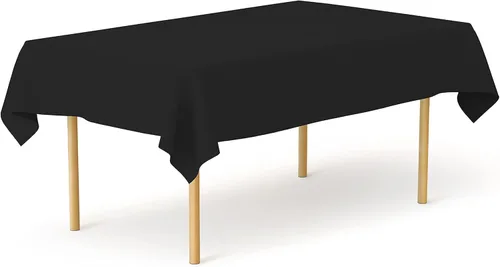 Miniatura 85 de Pomp Mantel Premium de Poliéster de 60" x 84" en Color Amarillo Plátano Tela Fácil de Cuidar, Resistente a Arrugas y Manchas Para Mesa Banana