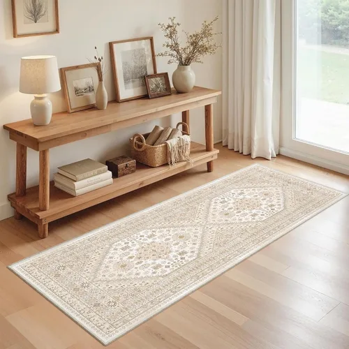 Miniatura 55 de zesthome Alfombra 4x6 - Alfombra Resistente a Manchas Lavable, Alfombras con Respaldo Antideslizante para Sala de Estar, Alfombras Pequeñas de Área