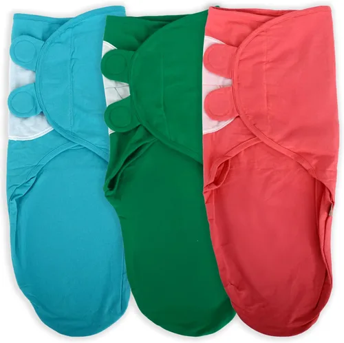 Miniatura 9 de 3 Pack Bolsas de Envoltura Orgánicas Para Recién Nacidos, Niñas, Niños, Bolsa de Recién Nacido Suave y Acogedora, Mantas de Envoltura para Guardería