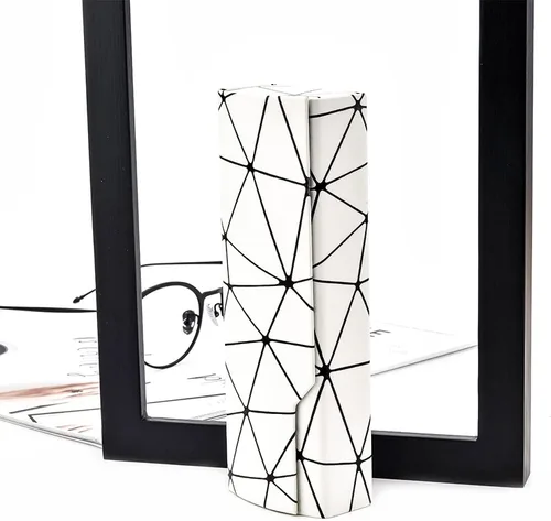 Miniatura 5 de Funda de gafas deslumbrante celosía, funda protectora portátil para gafas, cubierta rígida para gafas de moda, unisex..