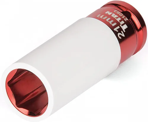 Miniatura 11 de Titan 21091 - Llave de vaso de impacto de 17 mm de 1/2 pulgada sin marcas para tuerca de rosca profunda