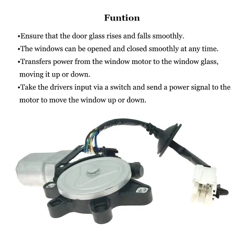 Miniatura 3 de Motor de elevación de ventana delantera izquierda lado del conductor para Nissan 350Z 2003-2009 2003-2007 Infiniti G35 2 puertas Coupé