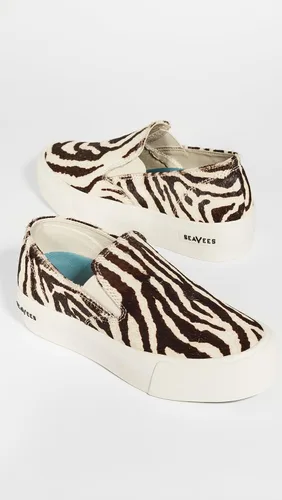Miniatura 5 de SEAVEES Zapatos deportivos Baja sin cordones con plataforma para mujer