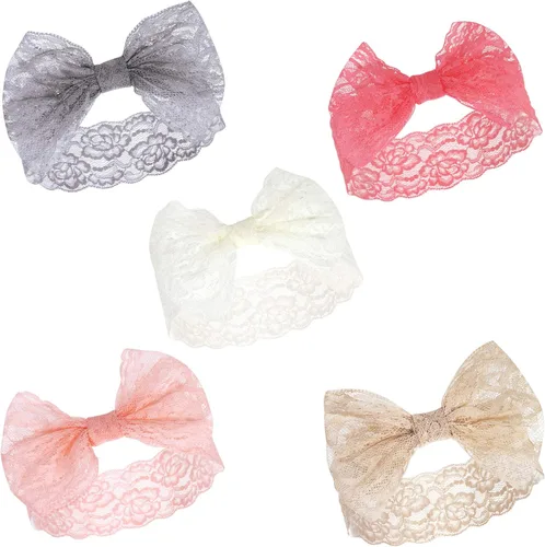 Miniatura 28 de Hudson Baby - Diademas de algodón y sintéticas, talla 0-24 meses Floral azul