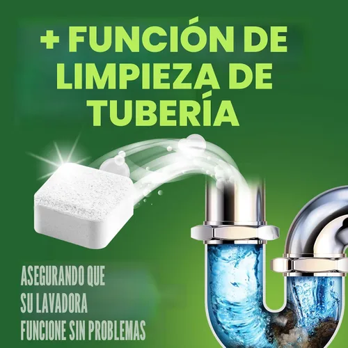 Miniatura 3 de Green Gobbler Premium - Limpiador y desodorizante para lavadora en tabletas con tecnología de limpieza de tuberías, desagües y mangueras Para