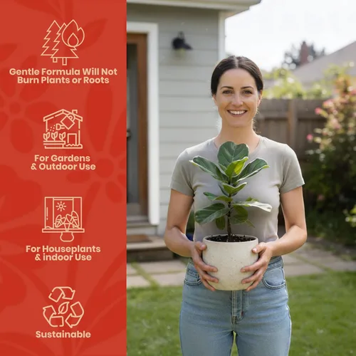 Miniatura 3 de Flowerbird Soil Love - Alimento vegetal premium y fertilizante para plantas Humics, algas prensadas en frío e hidrolizado de pescado Enmienda