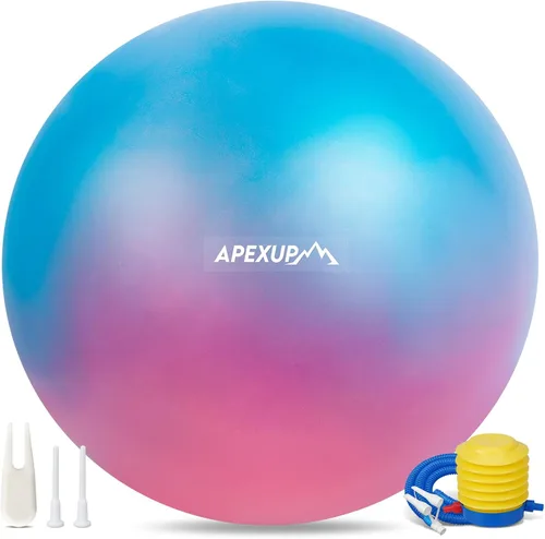 Miniatura 13 de APEXUP Pelota de Yoga Pelota de Ejercicio Antideslizante Resistente para Fitness, Equilibrio y Entrenamiento del Core