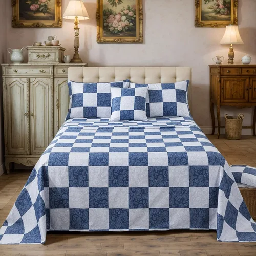 Miniatura 21 de FADFAY Juego de sábanas de cama tamaño King 100% algodón, color verde salvia, patrón floral de rosas rojas de campo francés, ropa de cama de lujo