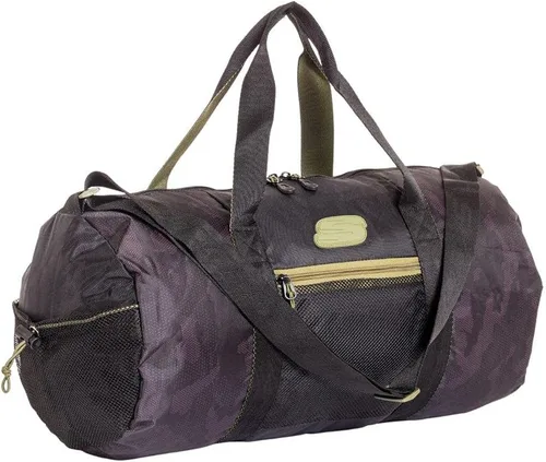 Miniatura 2 de Skechers Bolsa deportiva con cremallera de camuflaje con bolsillo lateral de malla y cierre de hombro ajustable
