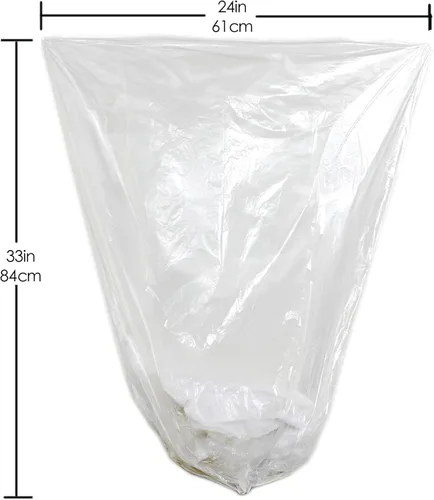 Miniatura 3 de TYPLASTICS Bolsas de basura al por mayor de 1000 bolsas de basura de alta densidad en rollo perforado de 10 a 15 galones de 24 x 33 pulgadas