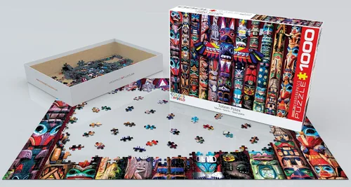 Miniatura 3 de EuroGraphics (EURHR Totem Poles - Rompecabezas de 1000 piezas de 1000 piezas (6000-5349)