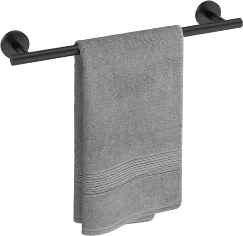 Miniatura 11 de USHOWER Barra de toalla cromada pulida, toallero de 18 pulgadas para montaje en pared de baño, varilla de toalla de acero inoxidable SUS304 Cromo