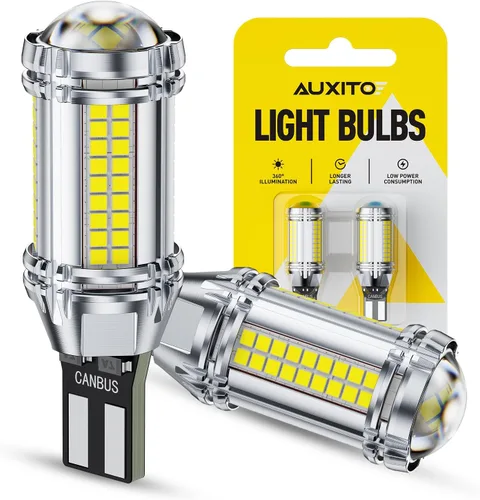 Miniatura 24 de Bombillas LED superbrillantes tamaño 194 Auxito; 168, 2825, W5W, T10, cuña 24, conjunto de chips 3014 SMD, bombillas LED de repuesto sin errores