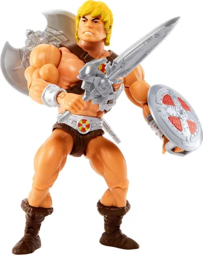 Miniatura 6 de Masters of the Universe Origins - Juguete, Figura de acción del superhéroe He-Man, articulada con accesorio y minicómic, coleccionable MOTU