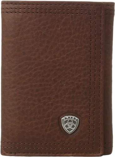 Miniatura 12 de Ariat Billetera Rowdy Trifold marrón para hombre, Marrón