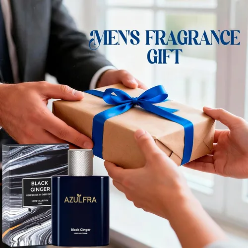 Miniatura 6 de Azulfra Spray corporal para hombres, spray refrescante corporal para hombres, notas de limón, jengibre y sándalo, 3.56 onzas líquidas