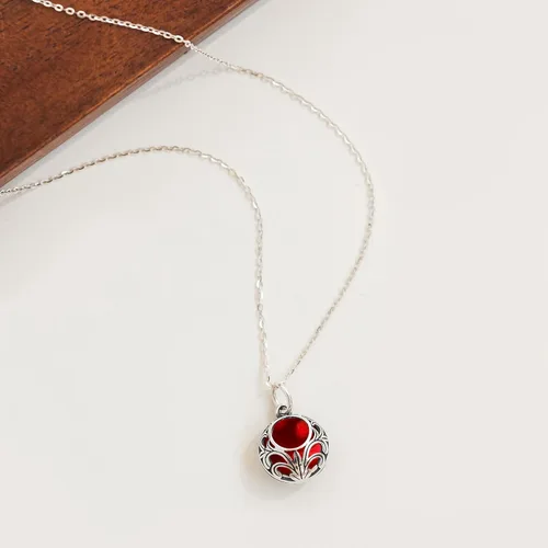 Miniatura 47 de Bottled Up Designs Handmade Vintage Lace Necklace, Recycled Vintage Bottle Glass, Sterling Silver, Eco Friendly, Made in USA, Birthday Gifts