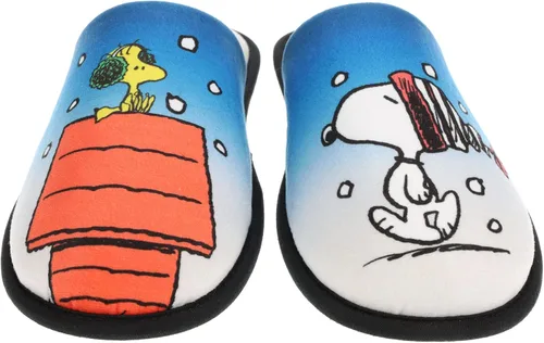 Miniatura 2 de Peanuts Pantuflas familiares pantuflas navideñas Snoopy Woodstock tallas para adultos jóvenes y niños pequeños