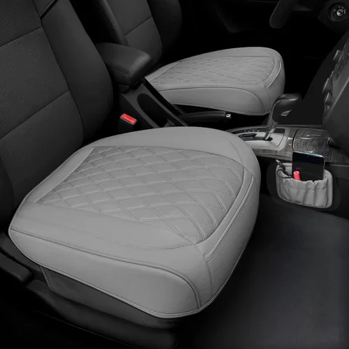 Miniatura 19 de 1 paquete de funda de cuero para asiento delantero de coche, funda inferior de asiento de coche, protectores de asiento de conductor antideslizantes