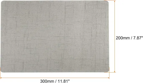 Miniatura 2 de HARFINGTON 2 parches de reparación de tela de 7.8 x 11.8 pulgadas, parche autoadhesivo de lino fino para sofá, ropa, cojín, almohada, color gris