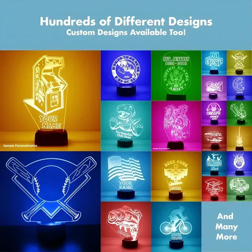 Miniatura 6 de Lámpara de luz nocturna personalizada de la Universidad de Missouri (Mizzou) Tigers con bola de baloncesto y logotipo, letrero LED con control