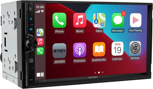 Miniatura 10 de JENSEN J3CA7W-BUC 7 pulgadas certificado Apple CarPlay Android Auto con cable o inalámbrico Pantalla táctil doble DIN Radio estéreo para coche