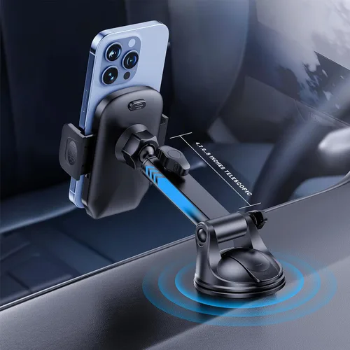 Miniatura 2 de YAOKEEP Soporte de teléfono para automóvil, [actualización 2025, ventosa fuerte], soportes de teléfono con rotación de 360°