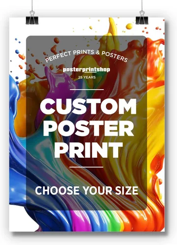 Miniatura 8 de Póster personalizado de alta calidad en papel de calidad fotográfica de 8 x 10 pulgadas, impresión el mismo día, póster personalizable con tu