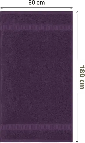 Miniatura 2 de Utopia Towels - Toalla de baño gigante, 2 unidades, 17.69 oz/yd2 (600 gsm), 100% algodón hilado en anillo, altamente absorbentes y de secado rápido