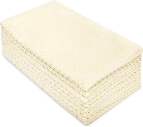 Miniatura 18 de Paquete de 4 toallas para cocina Euro-Cafe Cotton Craft, blancas, 100 % de algodón puro, Algodón, Blanco, paquete de de 12