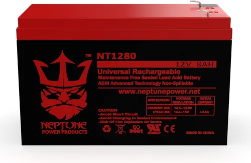 Miniatura 2 de Neptune - Actualización de repuesto para Power Sonic PS-1270 12 voltios 7 AH batería SLA .250 F2 terminal – Paquete de 10 FedEx 2 días de descuentos