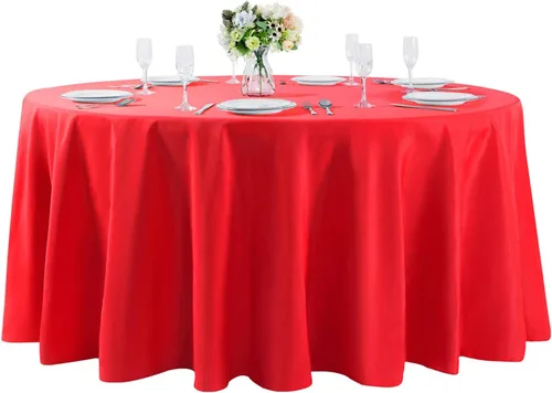 Miniatura 40 de Cupuamon - Mantel rectangular de 60 x 84 pulgadas, tela de poliéster lavable para decoración de bodas, fiestas, cenas y banquetes