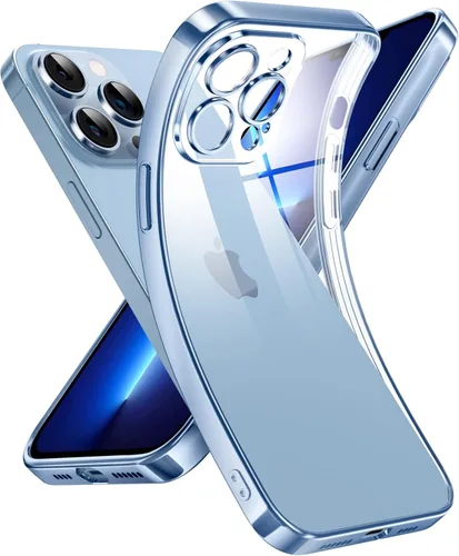 Miniatura 169 de Supdeal Funda transparente para iPhone 13 Pro, no amarillea, protección de cámara, probada en caídas de grado militar, transparente, a prueba