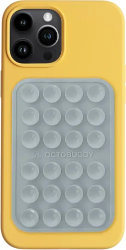 Miniatura 16 de OCTOBUDDY Classic MAX - Funda adhesiva de silicona con succión para teléfono - Manos libres, soporte de agarre fuerte para selfies y videos - Crema