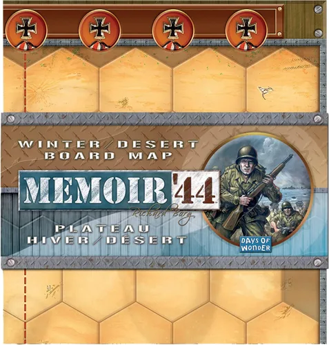 Miniatura 2 de Memoir '44 - Expansión de mapa de invierno y desierto – ¡expande tus horizontes de campo de batalla! Juego de estrategia para niños y adultos, a