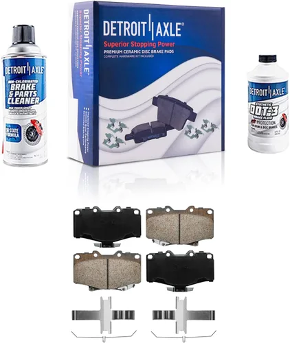Miniatura 114 de Detroit Axle - Pastillas de Freno Delantero para Mercedes- Benz C230 C250 C300 SLK250, Pastillas de Freno Cerámica w/Reemplazo de Hardware