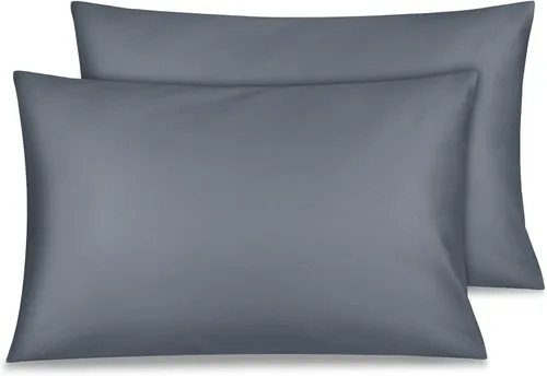 Miniatura 8 de Funda de almohada de algodón para niños pequeños de 14 x 20 pulgadas, sobre de algodón de fibra larga, ultra suave, transpirable, duradero, funda