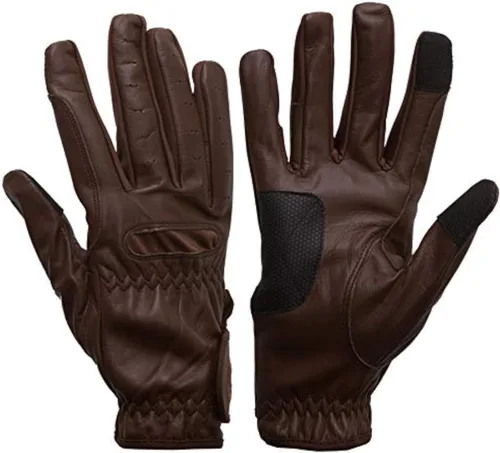 Miniatura 4 de eGlove eQUEST GripPro Guantes de Cuero con Pantalla Táctil para Equitación