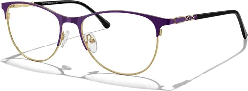 Miniatura 14 de Gafas de lectura de ojo de gato para mujer, estilo retro, para lecturas en computadora, con bisagras de resorte. Oro&negro-51