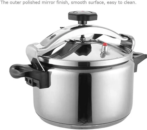 Miniatura 8 de Olla a presión de acero inoxidable con tapa de fácil bloqueo, olla a presión eléctrica multifunción para saltear, vapor y arroz preestablecidos
