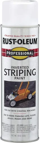 Miniatura 14 de Rust-Oleum P2548849-6PK Pintura en aerosol profesional para pintar rayas invertidas, 18 onzas, amarillo de tráfico, paquete de 6