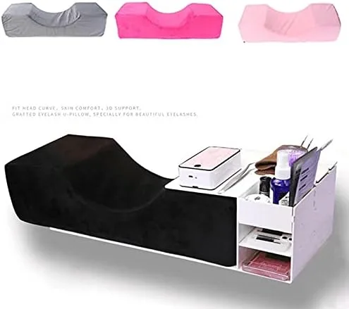 Miniatura 3 de HOKY, Almohada de pestañas Soporte para el cuello Almohada de pestañas de injerto suave Almohada de extensión de pestañas de espuma viscoelástica