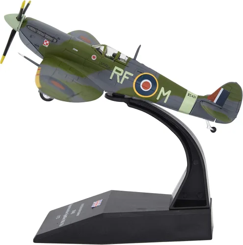 TANG DYNASTY (TM) 1:72 Supermarine Spitfire Fighter Attack Modelo de avión de metal, Fuerza Aérea Real de la Segunda Guerra Mundial 1941, modelo de