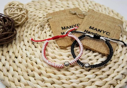 Miniatura 36 de MANYC Basketball Bracelets Adjustable for Boys, Girls, and Adults Handmade Gifts for Basketball Players