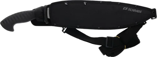 Miniatura 3 de Schrade Delta Class Decimate Kukri 20.75in with 14.5in 3Cr13 Steel Blade and Non-Slip Grip for Outdoor Survival, Camping, and Bushcraft