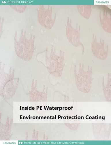 Miniatura 8 de FANKANG - Canasta plegable de almacenamiento para guardería, con revestimiento de polietileno impermeable, de grand tamaño, para niños y niñas