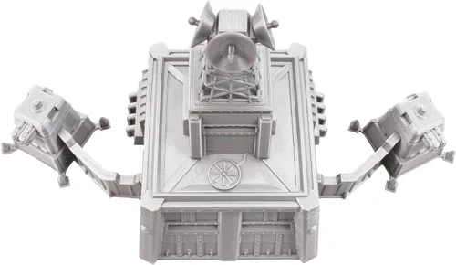 Miniatura 5 de Tabletop Terrain Fortificación blindada por escenario de guerra para juegos de guerra y juegos de rol Miniaturas de 1.102 in y 1.260 in