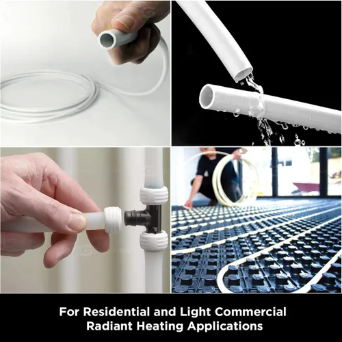 Miniatura 7 de Tubo Pex-A, Tubo en Bobina de 2" - 100 Pies, Sin Barrera, Blanco, Tubo de Agua Flexible