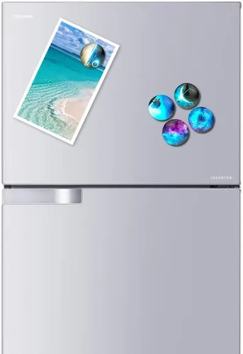Miniatura 9 de Imanes para refrigerador con patrón de cielo estrellado, paquete de 16 imanes para nevera, gabinetes de oficina, pizarras blancas, fotos de 1.35