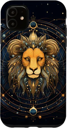 Miniatura 8 de Funda para iPhone 12 mini Leo signo del zodiaco León Horóscopo Constelación